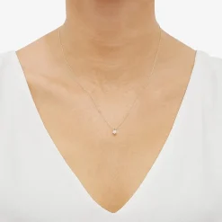 Girls Natural White Diamond 14K Gold Round 2-pc. Jewelry Set