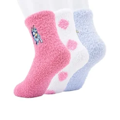 Girls 3 Pair Bluey Crew Socks