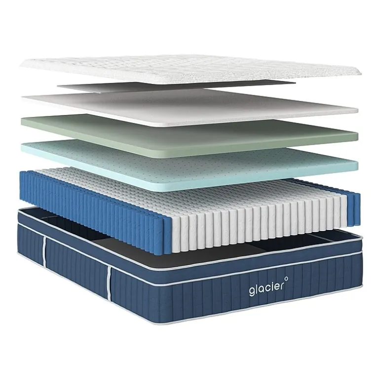 Glacier Apex Hybrid 14" Medium Plush Euro Top - Mattress in a Box