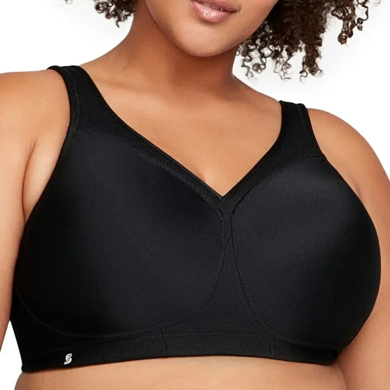 Glamorise Magic Lift® Ultimate Womens Seamless High Support Full Coverage Sports T-Shirt Sports Bra 1006