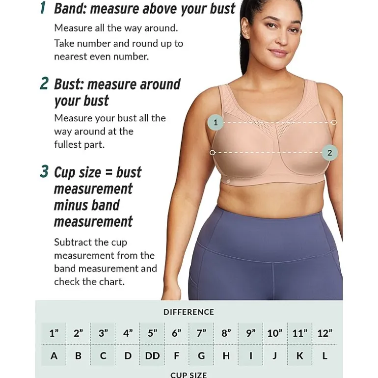Glamorise No-Bounce Camisole Sports Wirefree Bra-1066