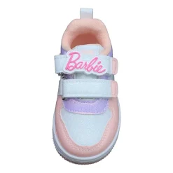 Glitter Double Velcro Toddler Girls Barbie Sneakers