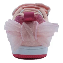 Glitter Double Velcro Toddler Girls Barbie Sneakers