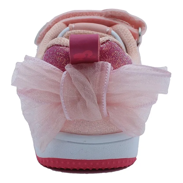Glitter Double Velcro Toddler Girls Barbie Sneakers