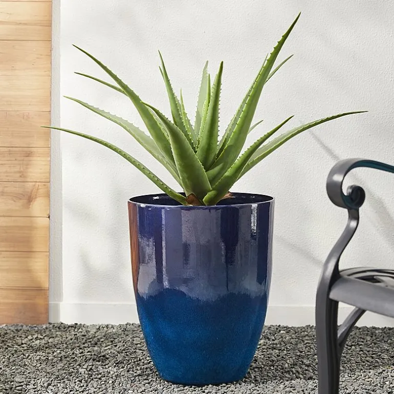 Glitzhome Set Of 2 16.75'' Plastic Pot Planters