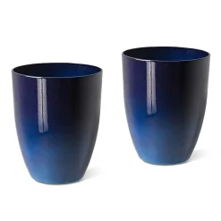 Glitzhome Set Of 2 16.75'' Plastic Pot Planters