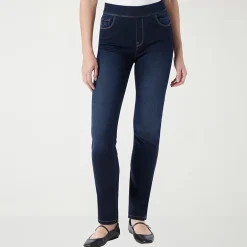 Gloria Vanderbilt Amanda Womens High Rise Stretch Fabric Slim Fit Jean