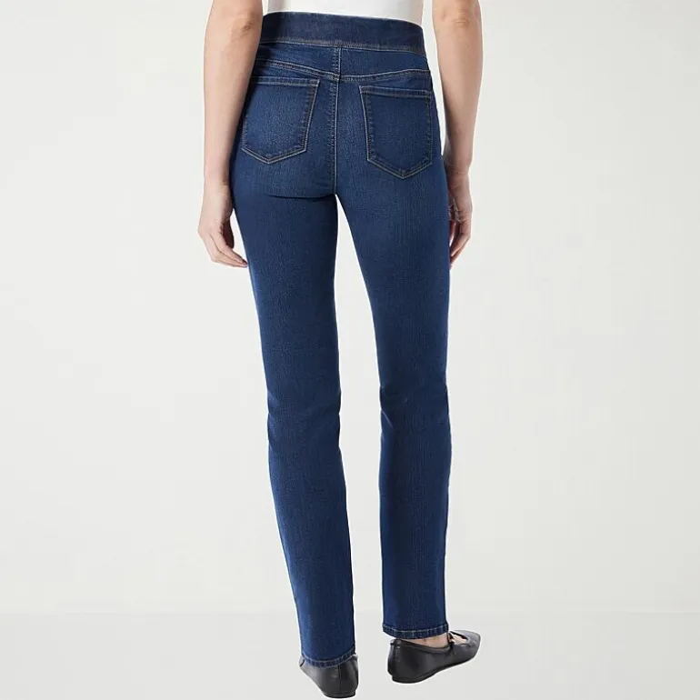 Gloria Vanderbilt Amanda Womens High Rise Stretch Fabric Slim Fit Jean