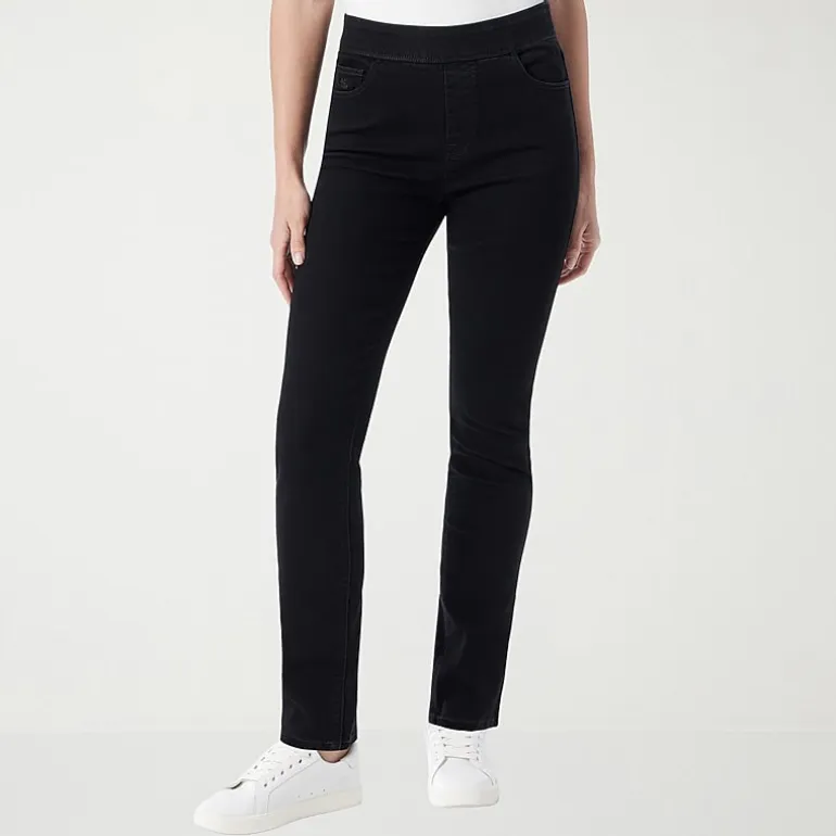 Gloria Vanderbilt Amanda Womens High Rise Stretch Fabric Slim Fit Jean