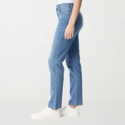 Gloria Vanderbilt Amanda Womens High Rise Stretch Fabric Tapered Leg Jean