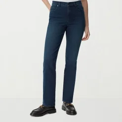 Gloria Vanderbilt Amanda Womens High Rise Stretch Fabric Tapered Leg Jean