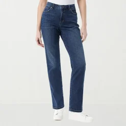 Gloria Vanderbilt Amanda Womens High Rise Stretch Fabric Tapered Leg Jean