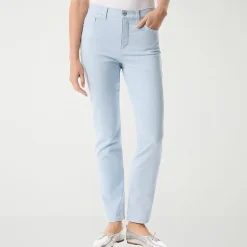 Gloria Vanderbilt Amanda Womens High Rise Stretch Fabric Tapered Leg Jean