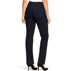Gloria Vanderbilt Amanda Womens High Rise Stretch Fabric Tapered Leg Jean