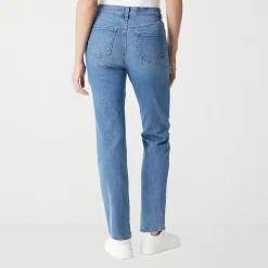 Gloria Vanderbilt Amanda Womens High Rise Stretch Fabric Tapered Leg Jean