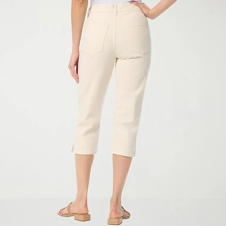 Gloria Vanderbilt Amanda Womens High Rise Stretch Fabric Capri Jean