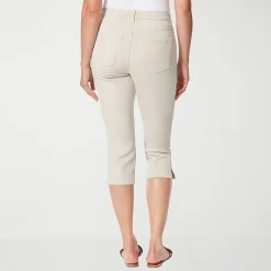 Gloria Vanderbilt Amanda Womens High Rise Stretch Fabric Capri Jean