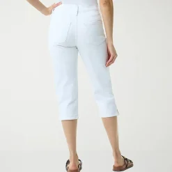 Gloria Vanderbilt Amanda Womens High Rise Stretch Fabric Capri Jean