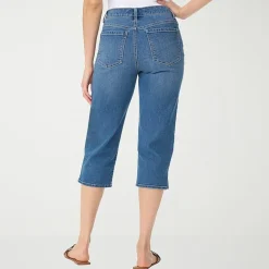 Gloria Vanderbilt Amanda Womens High Rise Stretch Fabric Capri Jean