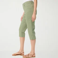 Gloria Vanderbilt Amanda Womens High Rise Stretch Fabric Capri Jean