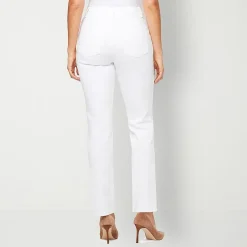 Gloria Vanderbilt Amanda Womens High Rise Stretch Fabric Tapered Leg Jean