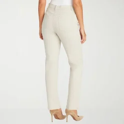 Gloria Vanderbilt Amanda Womens High Rise Stretch Fabric Tapered Leg Jean