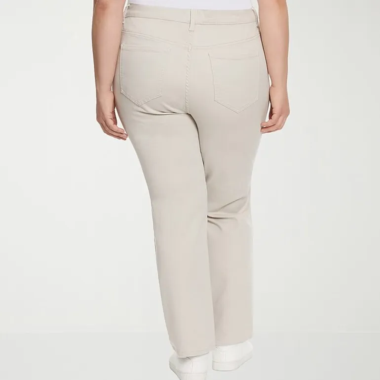 Gloria Vanderbilt Amanda Womens Plus High Rise Stretch Fabric Tapered Leg Jean
