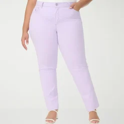 Gloria Vanderbilt Amanda Womens Plus High Rise Stretch Fabric Tapered Leg Jean