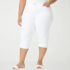 Gloria Vanderbilt Amanda Womens Plus Capri Jean