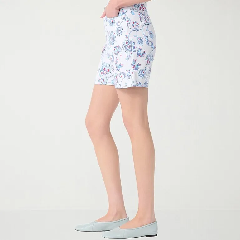 Gloria Vanderbilt Amanda Womens 6" High Rise Denim Short