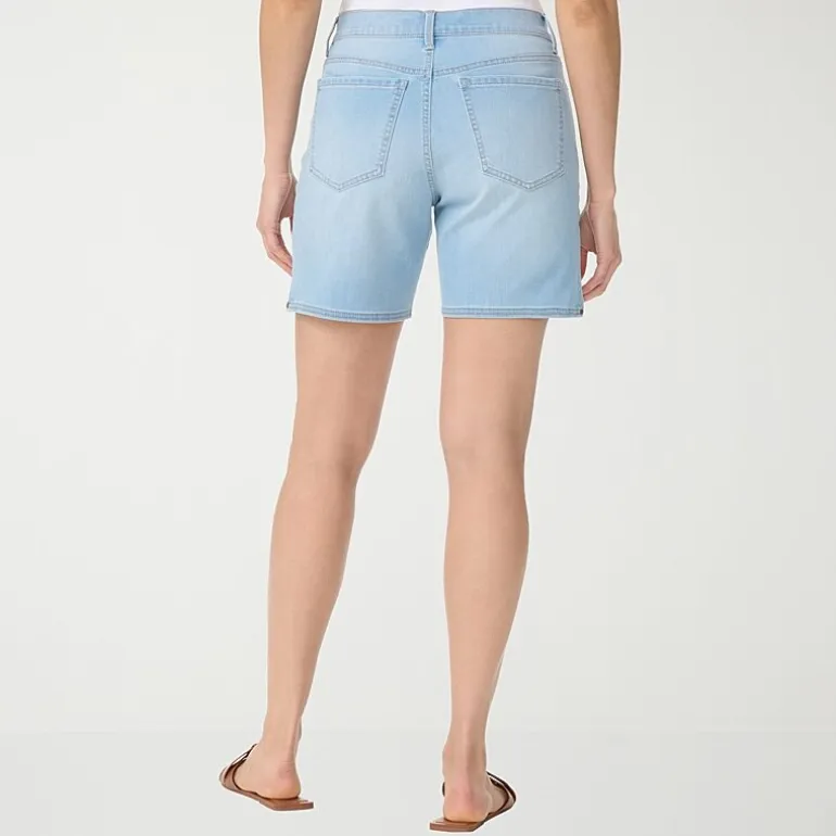 Gloria Vanderbilt Amanda Womens 6" High Rise Denim Short