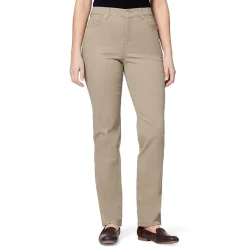 Gloria Vanderbilt Amanda Womens High Rise Stretch Fabric Tapered Leg Jean