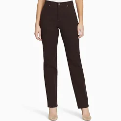 Gloria Vanderbilt Amanda Womens High Rise Stretch Fabric Tapered Leg Jean