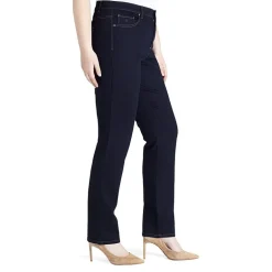 Gloria Vanderbilt Amanda Womens High Rise Stretch Fabric Tapered Leg Jean