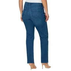 Gloria Vanderbilt Amanda Womens High Rise Stretch Fabric Tapered Leg Jean