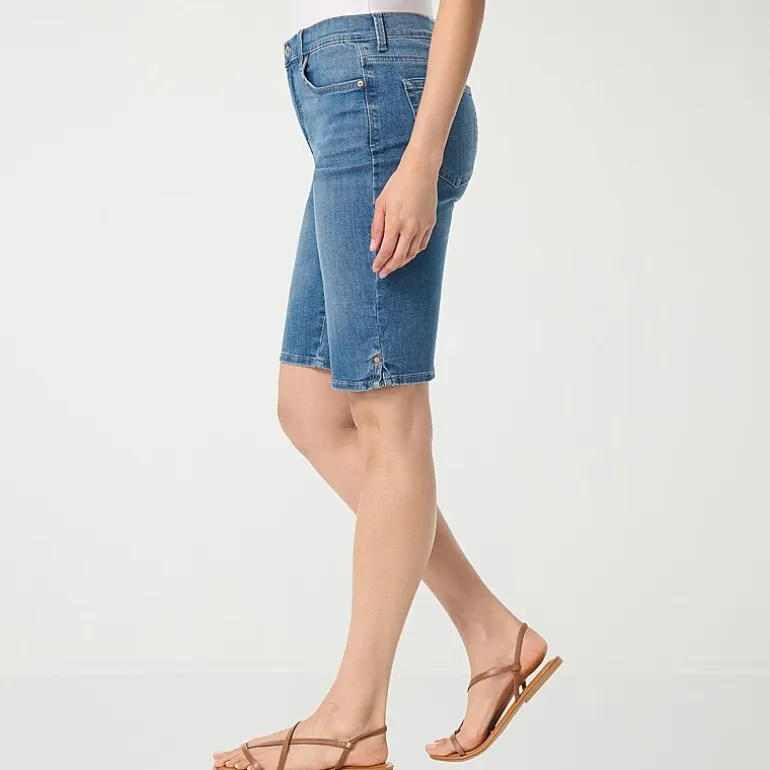 Gloria Vanderbilt Womens Amanda Denim Bermuda Short