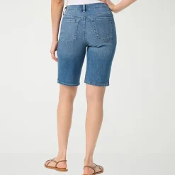 Gloria Vanderbilt Womens Amanda Denim Bermuda Short