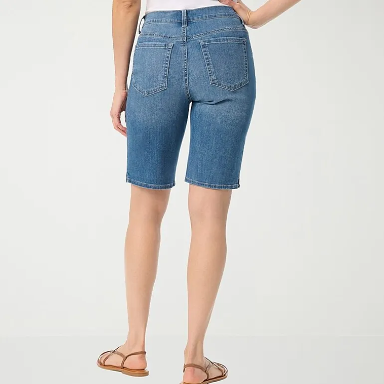 Gloria Vanderbilt Womens Amanda Denim Bermuda Short
