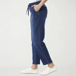 Gloria Vanderbilt Womens Anya Straight Leg Knit Denim