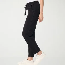 Gloria Vanderbilt Womens Anya Straight Leg Knit Denim