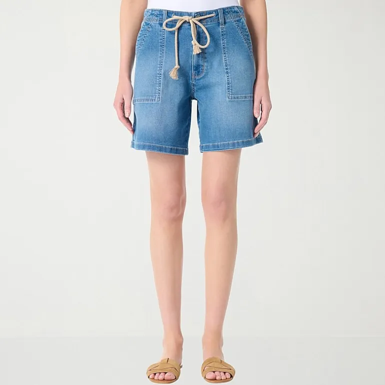 Gloria Vanderbilt Womens 7" Denim Short