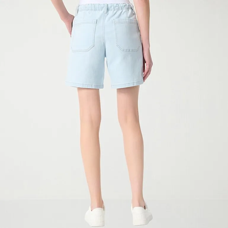 Gloria Vanderbilt Womens 7" Denim Short