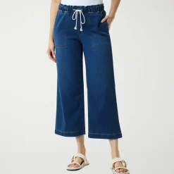 Gloria Vanderbilt Womens Knitology Wide Leg Crop with Drawstring