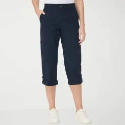 Gloria Vanderbilt® Womens Mid Rise Utility Cargo Capris