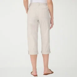 Gloria Vanderbilt® Womens Mid Rise Utility Cargo Capris