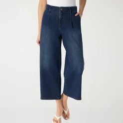 Gloria Vanderbilt Womens Wide Leg Cropped Pant