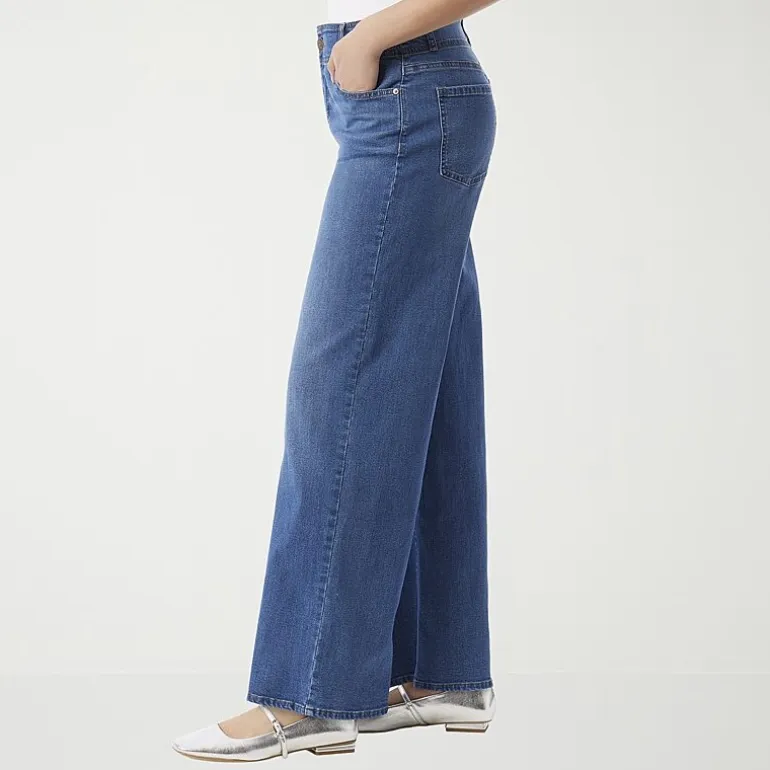Gloria Vanderbilt Womens Wide Leg Jean