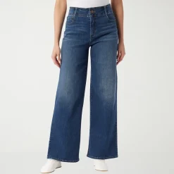 Gloria Vanderbilt Womens Wide Leg Jean
