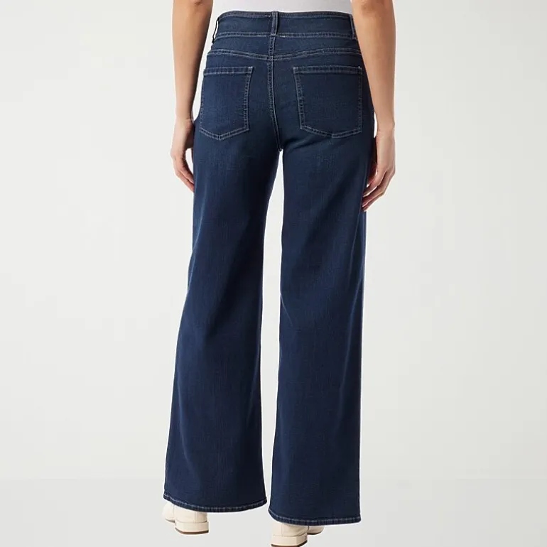 Gloria Vanderbilt Womens Wide Leg Jean