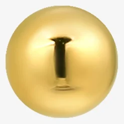 Gold Addiction Womens 10K Gold Ball Single Earring